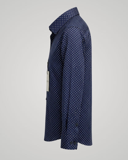 Londaris Men’s Long Sleeve Printed Satin Shirt