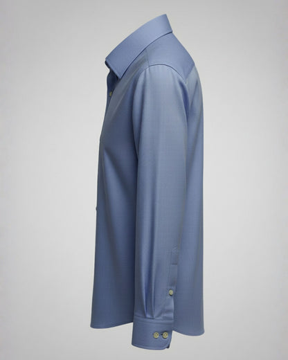 Londaris Men’s Long Sleeve Dusty Blue Twill Shirt