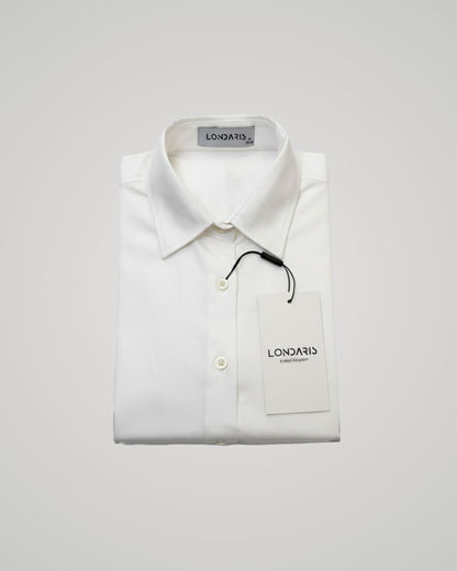 Londaris Women's Long Sleeve Ecru Twill Shirt