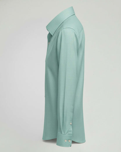 Londaris Women's Long Sleeve Turquoise Oxford Shirt