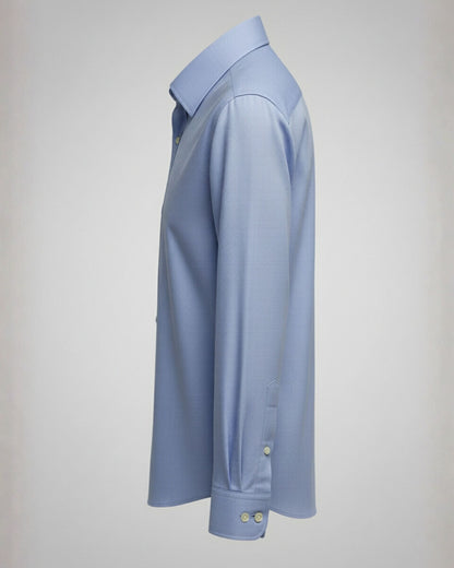 Londaris Men’s Long Sleeve Dusty Blue Satin Shirt