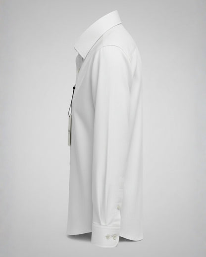 Londaris Men’s Long Sleeve Soft White Oxford Shirt