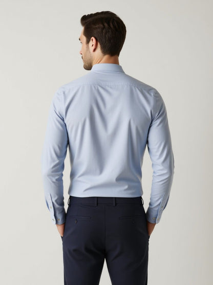Londaris Regular Fit Linen Blend Long Sleeve Shirt