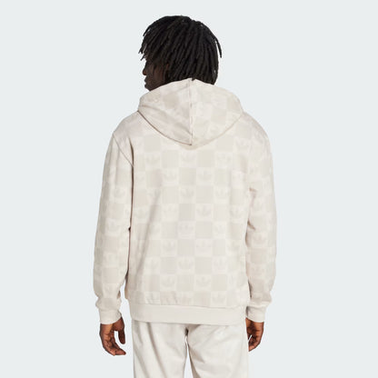 Monogram All Over Print Loose Hoodie