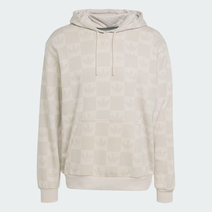 Monogram All Over Print Loose Hoodie
