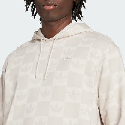 Monogram All Over Print Loose Hoodie