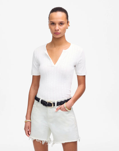 The Brynn Long Short in Pure White