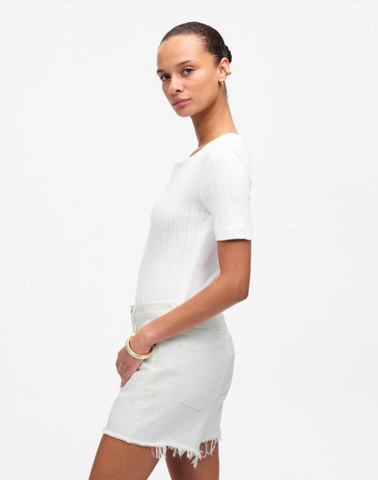 The Brynn Long Short in Pure White