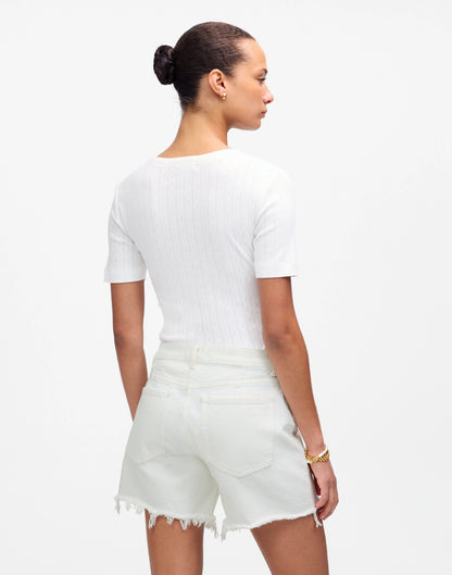The Brynn Long Short in Pure White