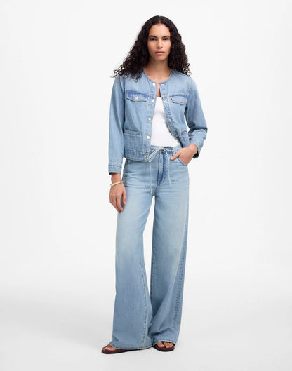 Cinched Lady Jacket in Ashbury Wash: Airy Denim Edition