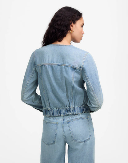 Cinched Lady Jacket in Ashbury Wash: Airy Denim Edition