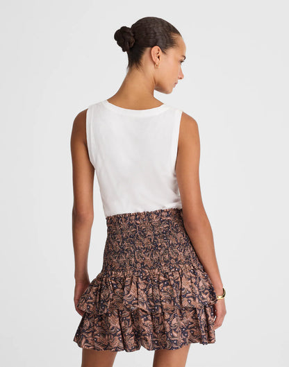 Tiered Mini Skirt