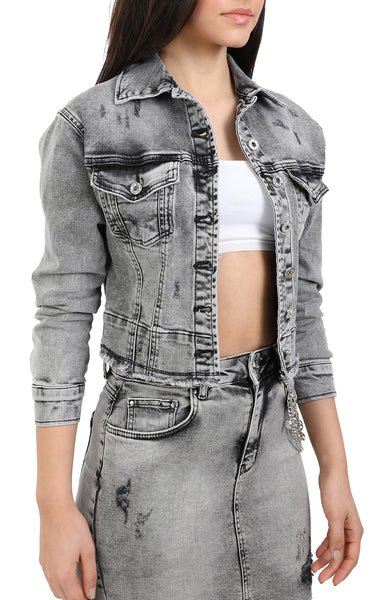 Black Denim Jackets, Womens Denim Jackets, P5771101