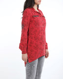 Flora Printed Shirt, Tencel Shirt, Print Shirt, Y1847101