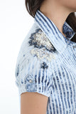 Printed Shirt, Tencel Shirt, Short Sleeves Shirt, Y1891101