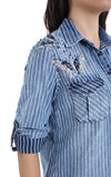 Full Sleeve Shirt, Cotton Shirt, Tops for Women,  V1662101